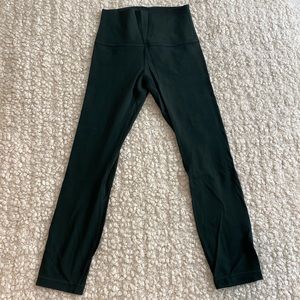 lululemon smoked spruce align crop 23” size 4